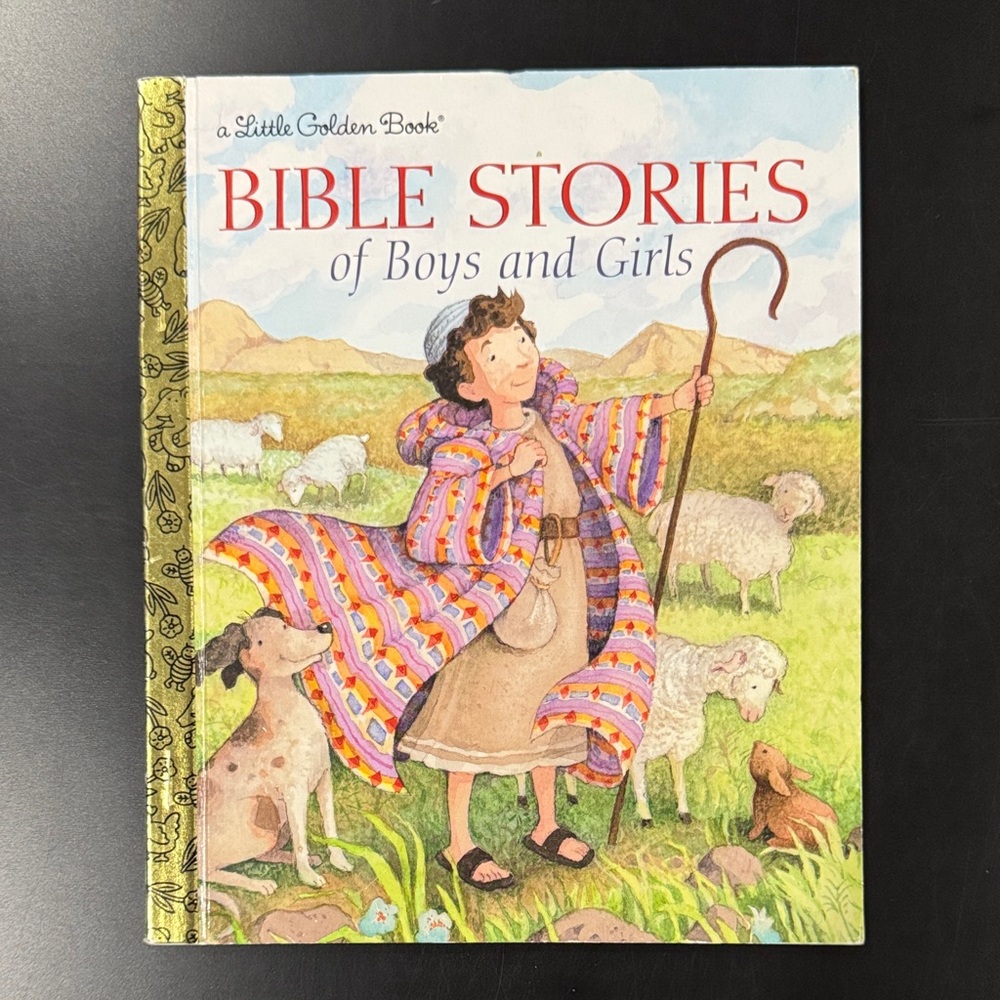 Bible Stories of Boys and Girls - Hardcover Little Golden Book